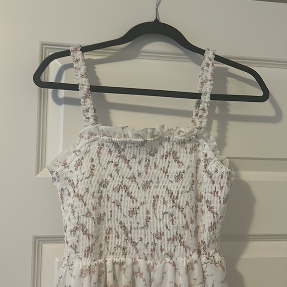 Floral White Dress, Women’s Medium - Picture 2 of 4